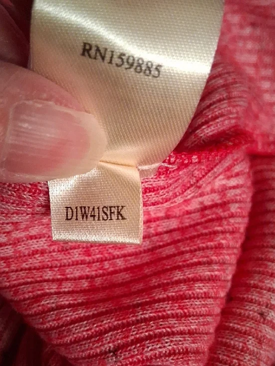 dylan Coral Pink V-Neck Ruffle-Shoulder Pullover - Picture 15 of 15